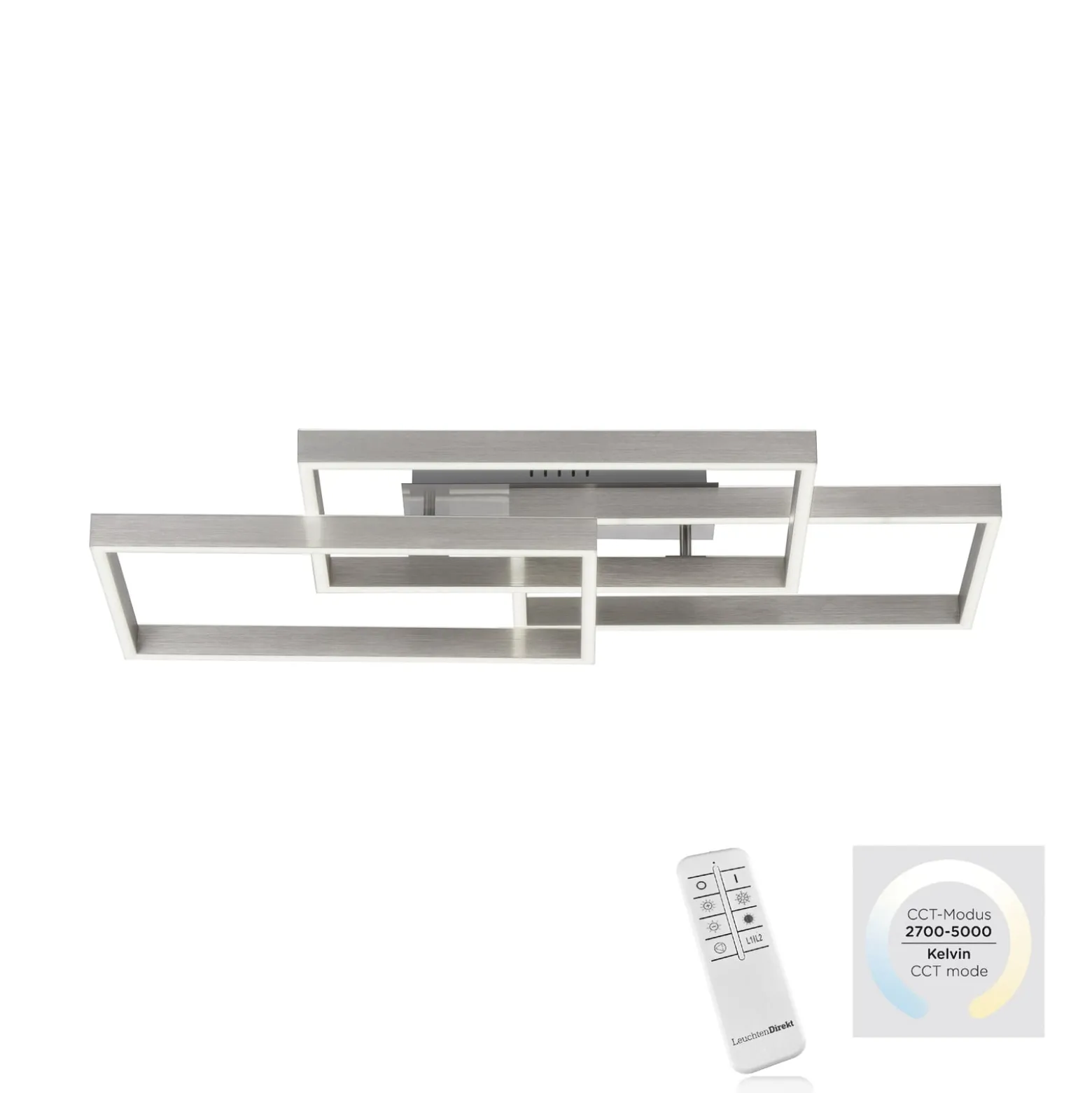 Paul Neuhaus LED-Deckenlampe Paan, 82 x 50 cm, CCT, dimmbar