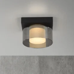 Paul Neuhaus LED-Deckenlampe Rika, Ø 15 cm, Glas, dimmbar