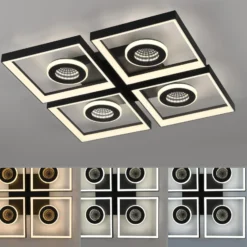 Paul Neuhaus LED-Deckenlampe Traforo, 53 cm, CCT, dimmbar