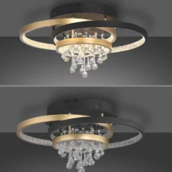 Paul Neuhaus LED-Deckenlampe Rotazo, Glas, CCT, dimmbar