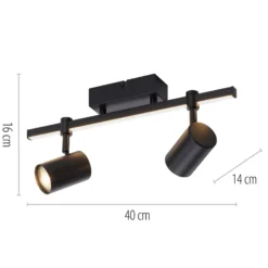 Paul Neuhaus LED-Deckenstrahler Barik, 40 cm, verstellbar