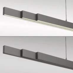 Paul Neuhaus LED-Hängelampe Adriana Comfort Lift, grau, CCT
