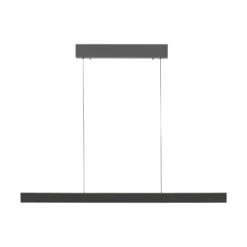 Paul Neuhaus LED-Hängelampe Adriana Square, grau, up/down