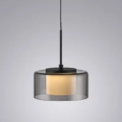 Paul Neuhaus LED-Hängelampe Rika, Ø 15 cm, Glas, dimmbar