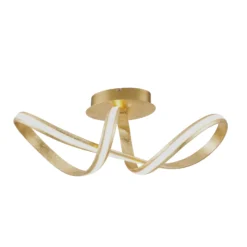 Paul Neuhaus Melinda LED-Deckenlampe gold dimmbar