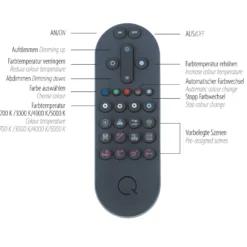 Paul Neuhaus Q-Beluga LED-Deckenleuchte, stahl