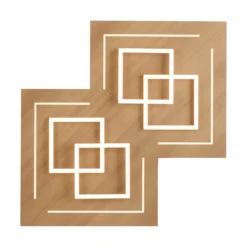 Paul Neuhaus Q-LINEA LED-Decke Holzdekor 60cm