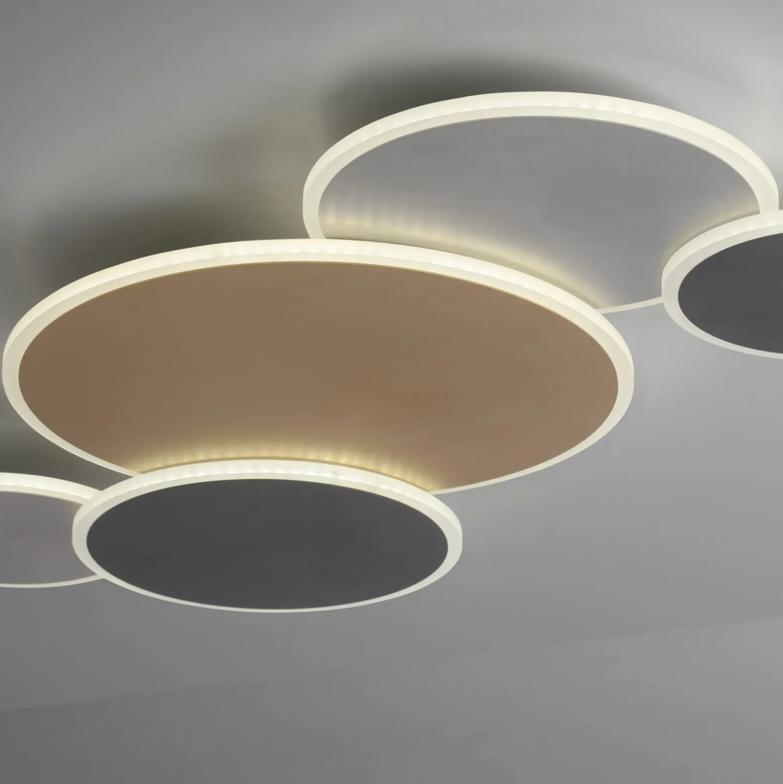 Paul Neuhaus Q-Piato LED-Deckenleuchte fünfflammig