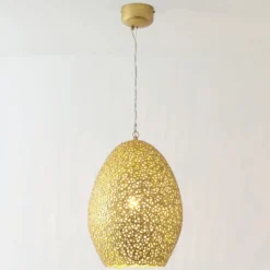Pendelleuchte Cavalliere, gold, Ø 34 cm