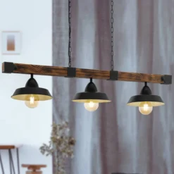 Pendelleuchte Oldbury in rustikaler Optik
