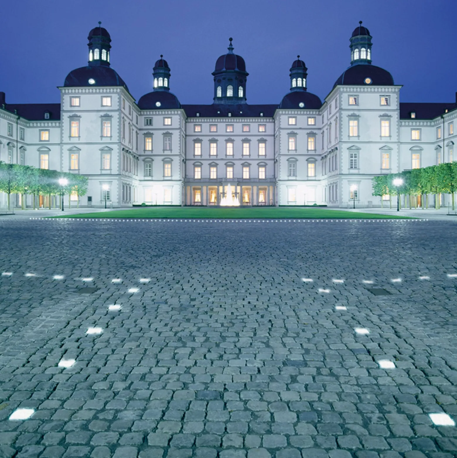 Pflasterstein Light Stone Beton mit LED 10 cm
