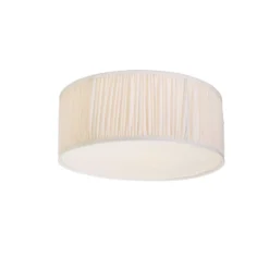 PR Home Deckenleuchte Stella, offwhite, Ø 45 cm, Textil