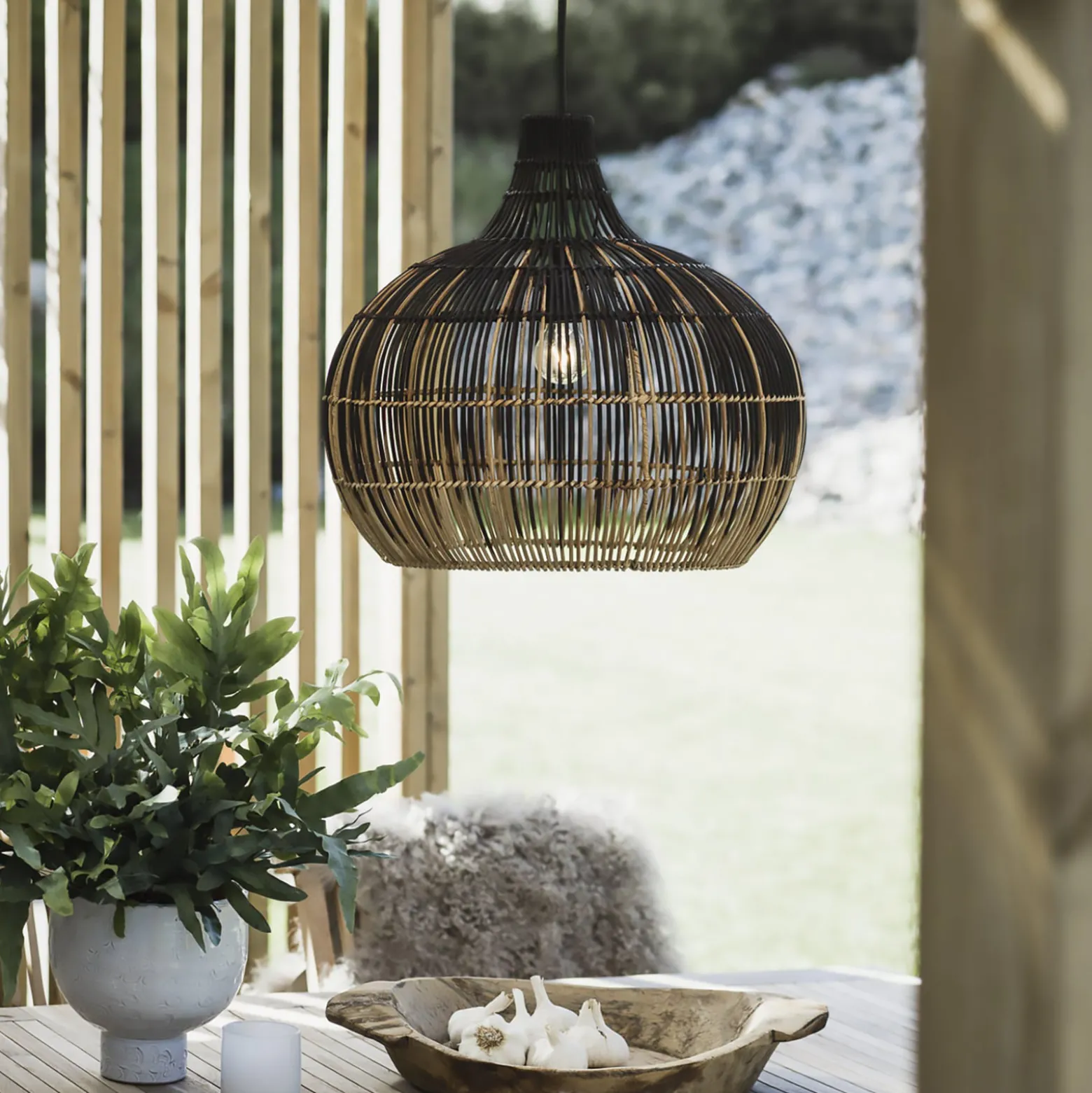 PR Home Martha Hängeleuchte Ombre-Optik Ø 38,5 cm
