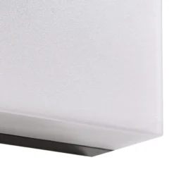 Prios LED-Außenwandleuchte Teekon, anthrazit, Sensor, IP44