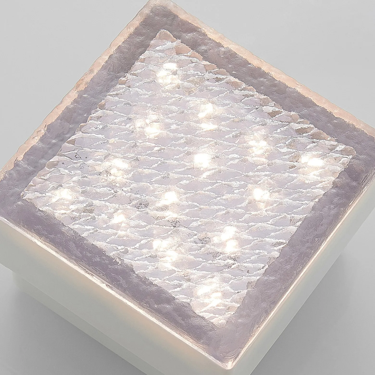 Prios LED-Bodeneinbauleuchte Ewgenie, 10 cm, transparent