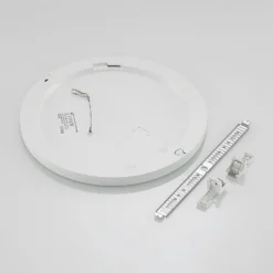 Prios LED-Deckenlampe Aureka, 2er-Set, Sensor, Ø 33 cm, weiß