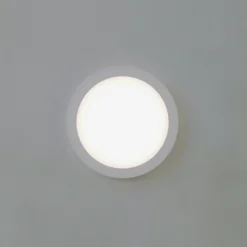 Prios LED-Deckenlampe Aureka, Bewegungsmelder, Ø 23 cm, weiß