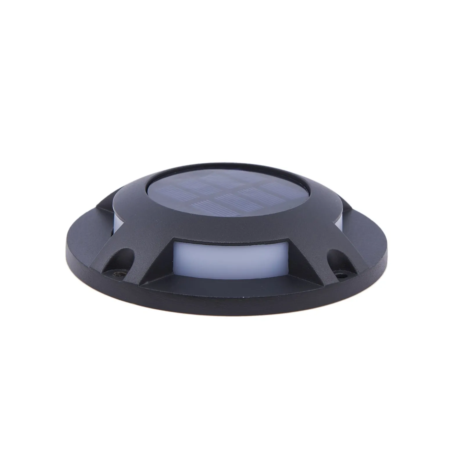 Prios LED-Solar-Bodenstrahler Selius, anthrazit, IP67