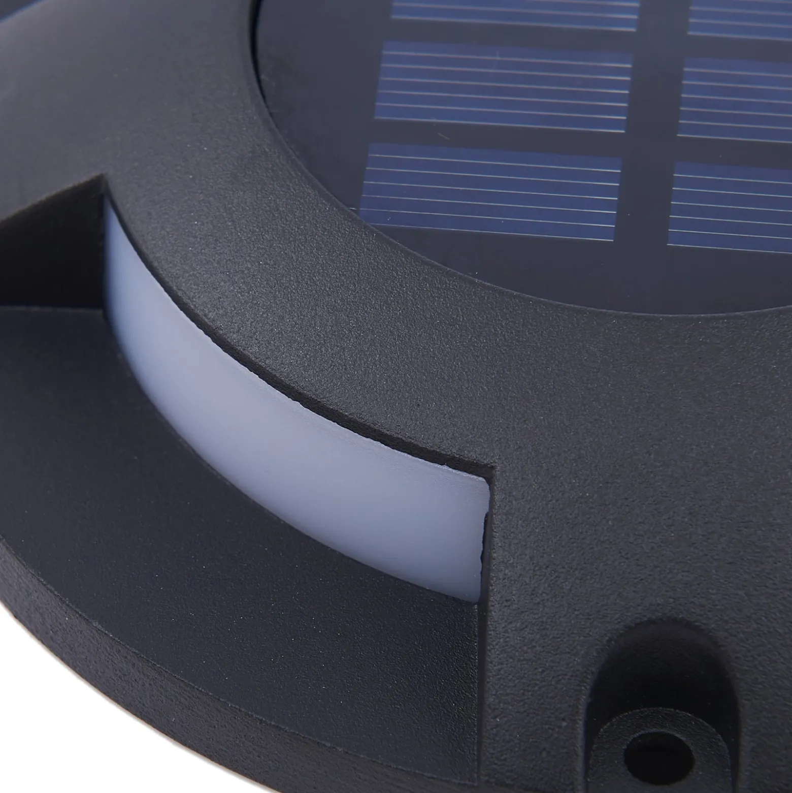 Prios LED-Solar-Bodenstrahler Selius, anthrazit, IP67