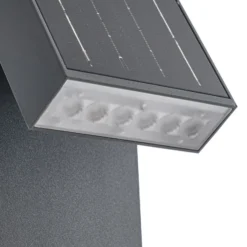 Prios LED-Solarwegeleuchte Lestor, anthrazit, dimmbar, IP65