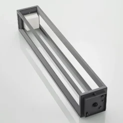 Prios LED-Wegeleuchte Gamion, 90 cm, anthrazit, Metall, IP54