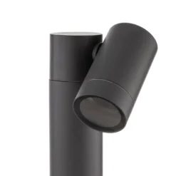 Prios Sockelleuchte Tulimar, 45cm, anthrazit 1-flg., Metall