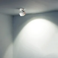 Puk Maxx Move LED-Spot, Linse klar, weiß matt