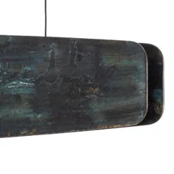 Quitani Lysia LED-Pendel, oxidiert/schwarz, 118 cm