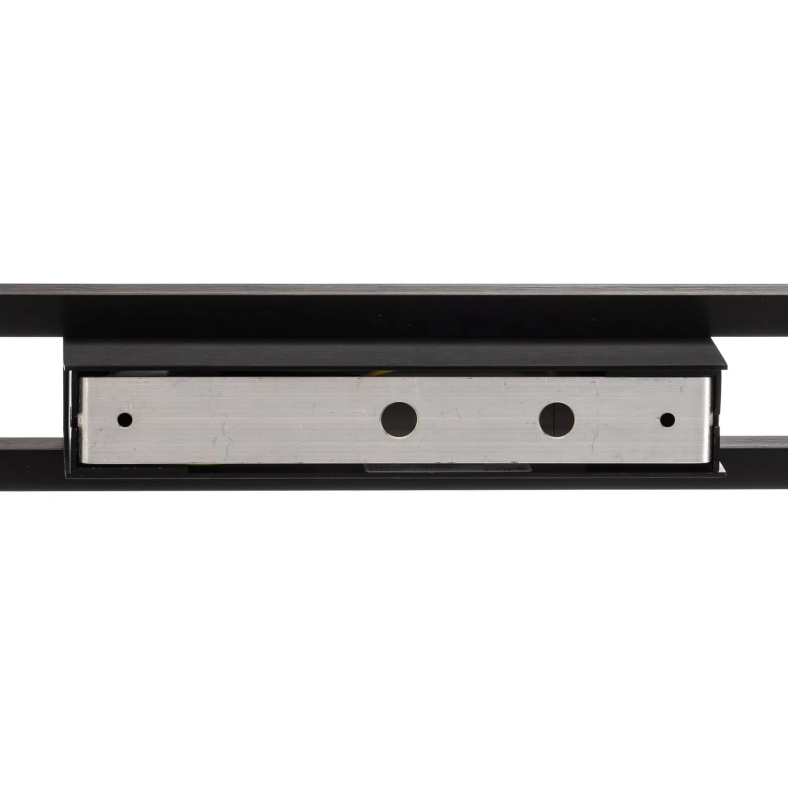 Quitani Talon LED-Deckenlampe 2fl schwarz eloxal