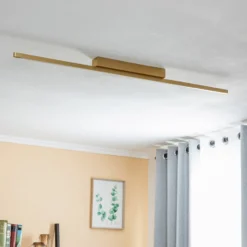 Quitani Talon LED-Deckenleuchte, messing eloxal