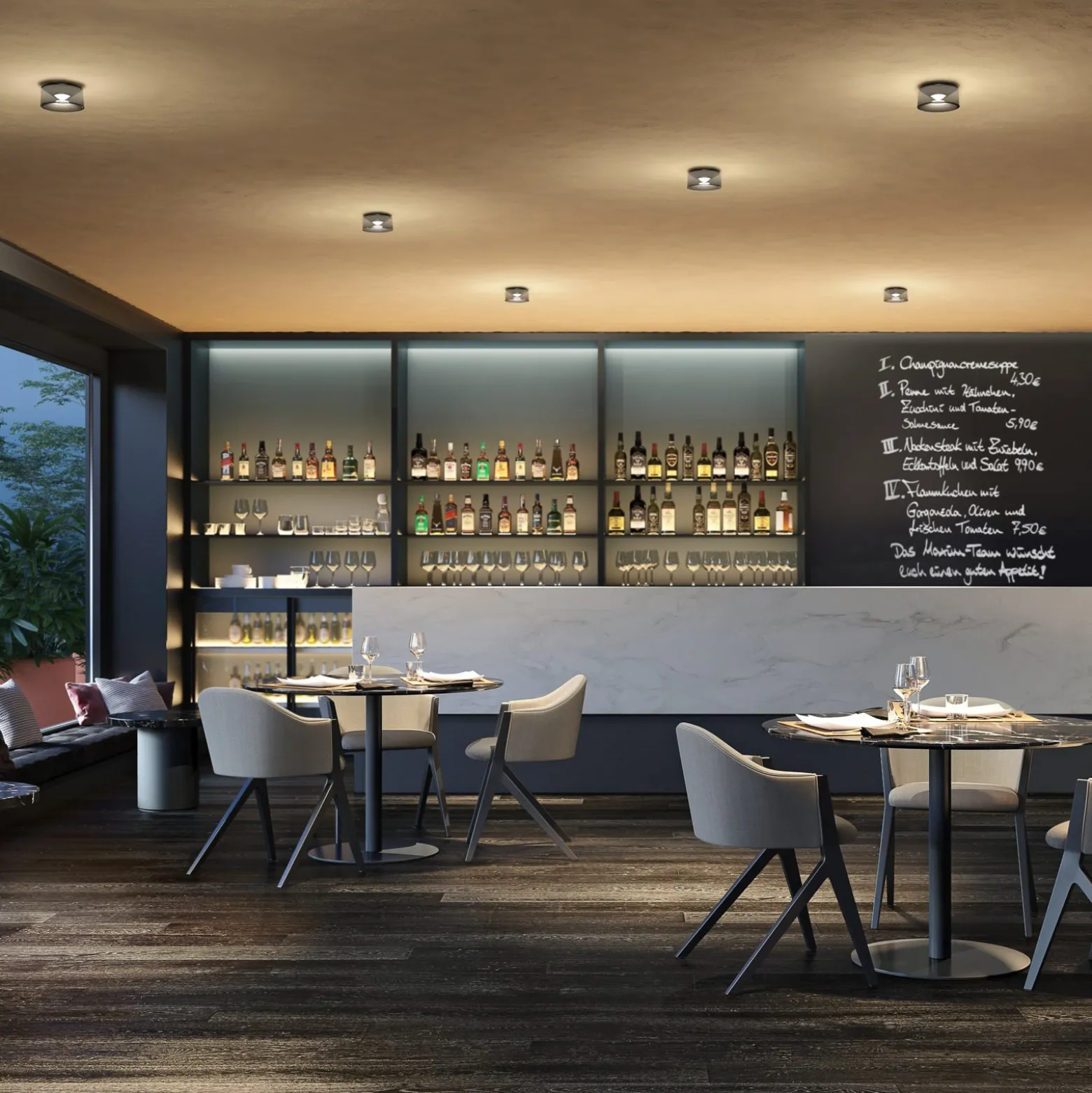 Ribag Vior LED-Deckenleuchte 3.000K 40° weiß