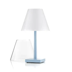 Rotaliana Dina+ T1 LED-Akkutischleuchte hellblau