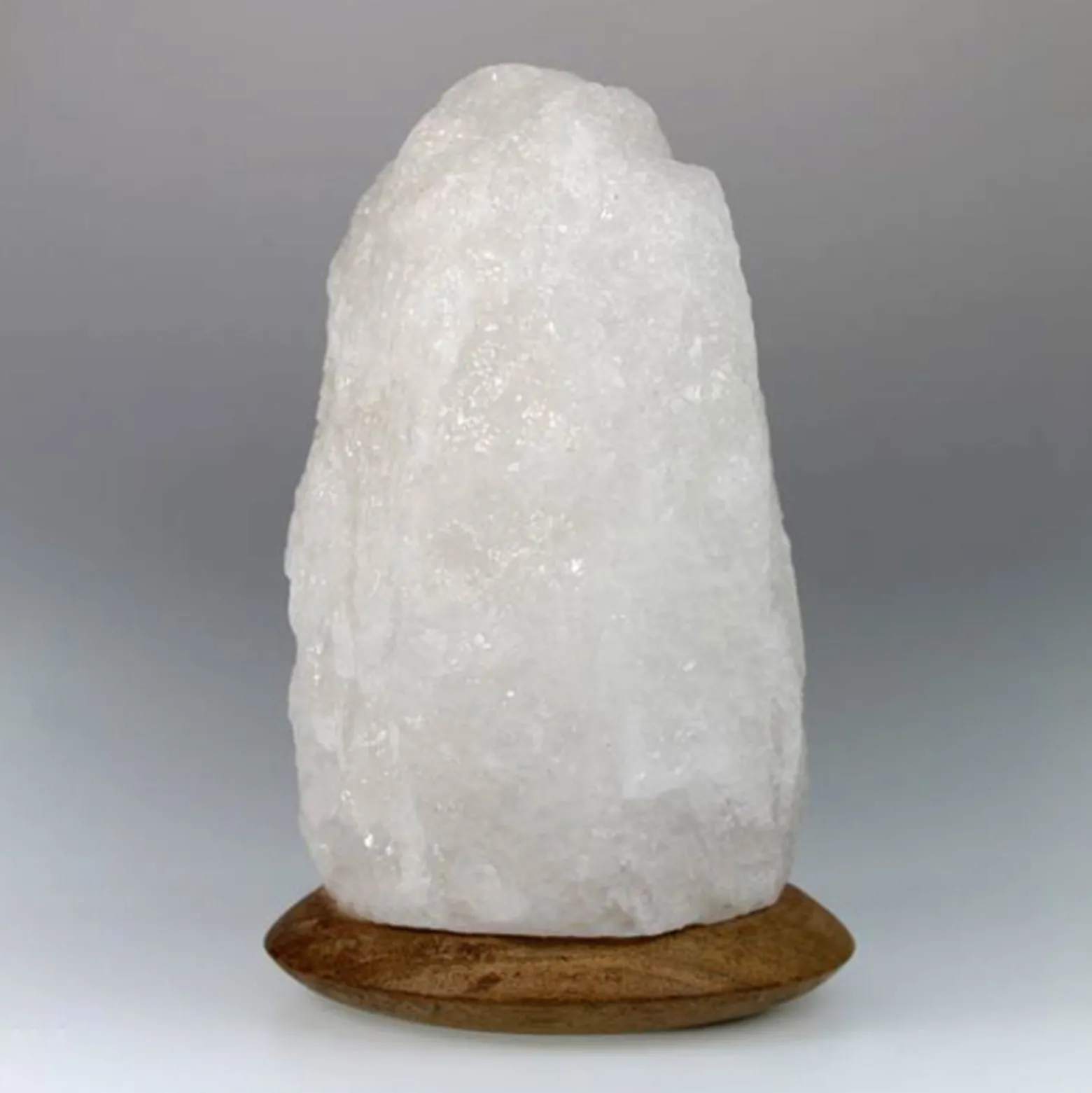 Salzkristallleuchte Rock White Line, 2-3 kg