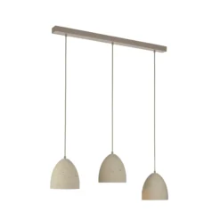 SCHÖNER WOHNEN Hängelampe Traventa, 3-flammig, beige, E27