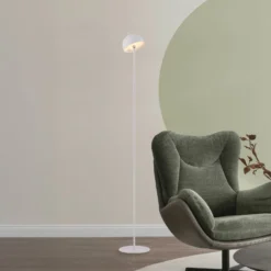 SCHÖNER WOHNEN LED-Akku-Stehlampe Bellis, weiß, IP54