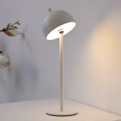 SCHÖNER WOHNEN LED-Akku-Tischlampe Bellies, weiß, IP54
