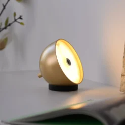 SCHÖNER WOHNEN LED-Akku-Tischlampe Bellies, goldfarben, IP54