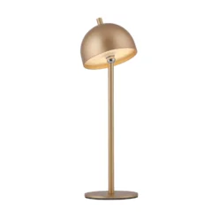 SCHÖNER WOHNEN LED-Akku-Tischlampe Bellies, goldfarben, IP54