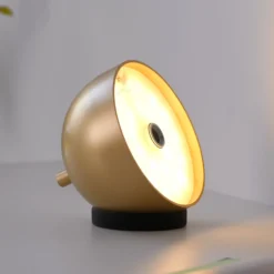 SCHÖNER WOHNEN LED-Akku-Tischlampe Bellies, goldfarben, IP54