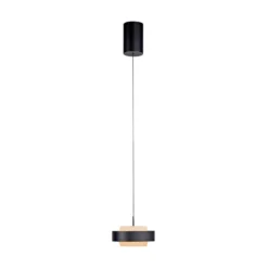 SCHÖNER WOHNEN LED-Hängelampe Elmo, schwarz, 1-fl., 3000 K