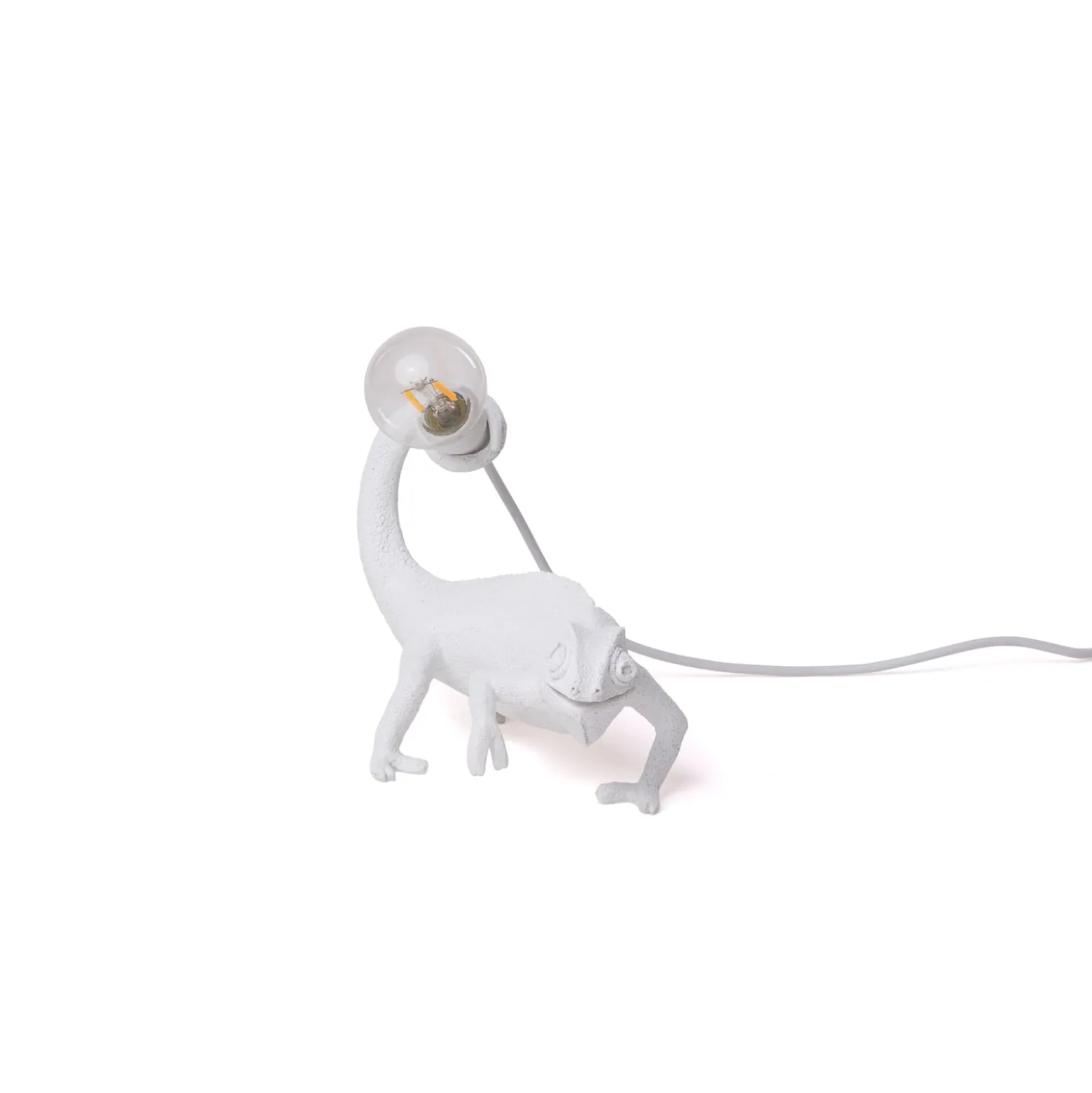 SELETTI LED-Dekolampe Chameleon Lamp Still, weiß, USB