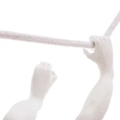 SELETTI Monkey Lamp Dekohängelampe weiß schwingend