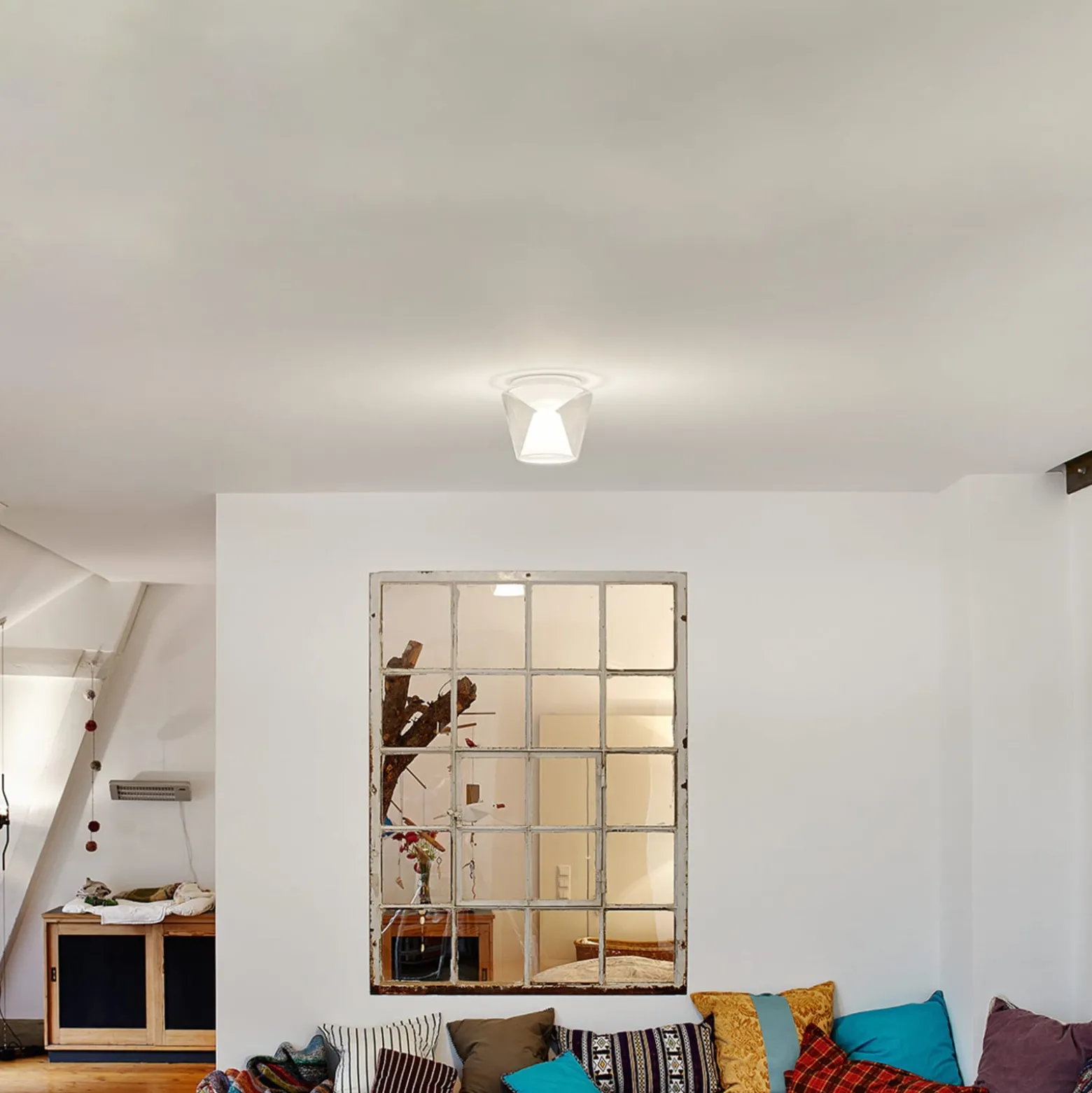 serien.lighting Annex M - LED-Deckenlampe, opal
