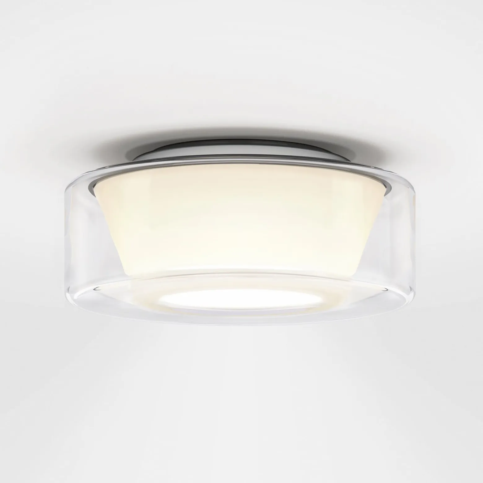 serien.lighting Deckenleuchte Curling M 927 Glas/konisch