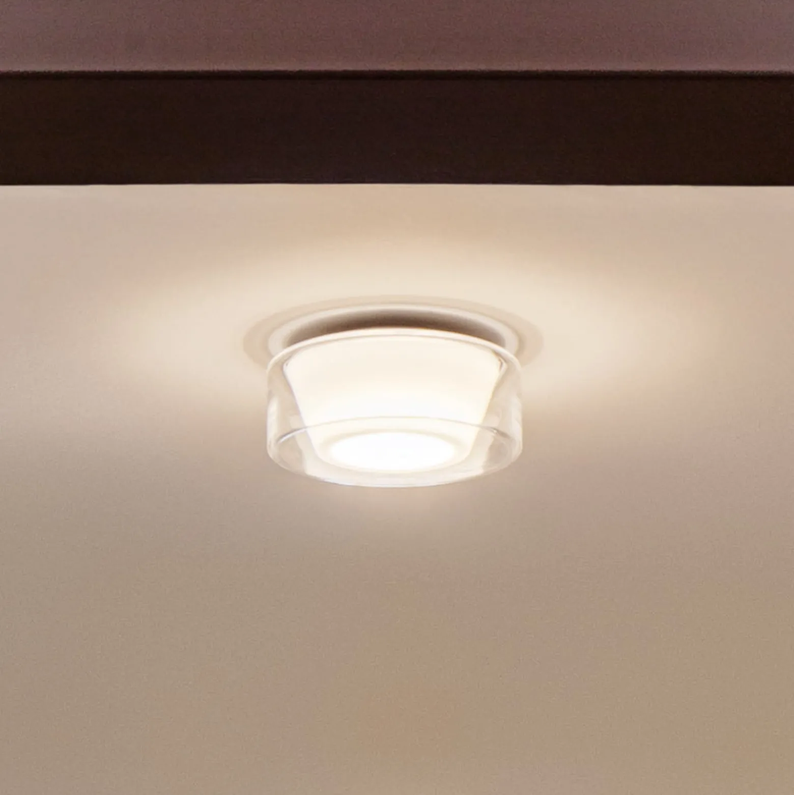 serien.lighting Deckenleuchte Curling M 927 Glas/konisch