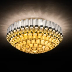 Slamp Odeon Ceiling Deckenleuchte, gold, Ø 102 cm