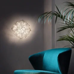 Slamp Veli Couture Medium Deckenlampe weiß Ø53 cm