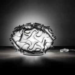 Slamp Veli Design-Tischleuchte Ø 32cm anthrazit
