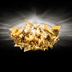 Slamp Veli Mini Design-Deckenleuchte Ø 32cm gold
