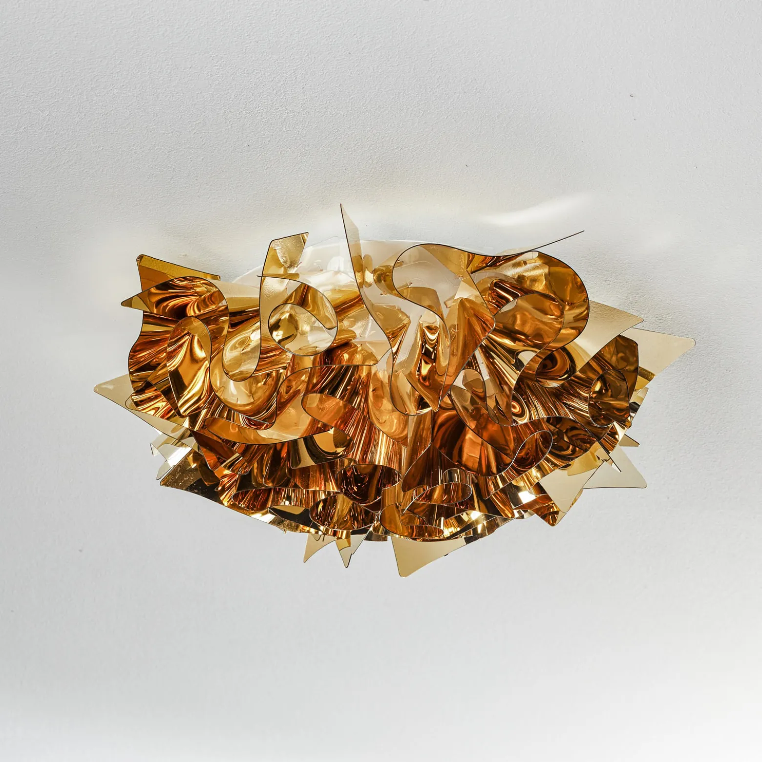Slamp Veli Mini Design-Deckenleuchte Ø 32cm gold